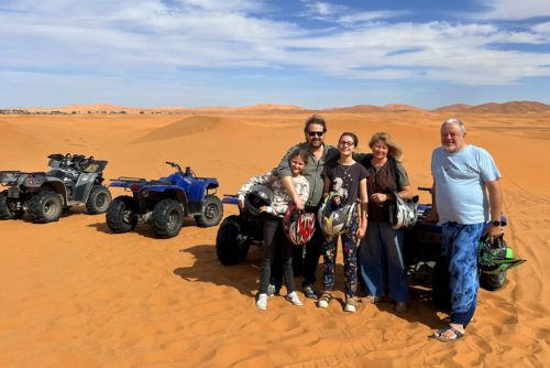 3 Hour Quad Bike Tour → Merzouga Quad Tours - 3 Hour Quad Ride with Nomad Visit